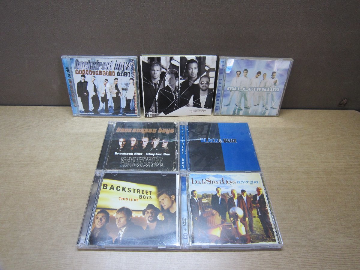 【CD】《7点セット》BACKSTREET BOYS BLACK＆BLUE/Millennium/Backstreet‘ｓ Back ほか※DVDのみ含む※輸入盤含む_画像1