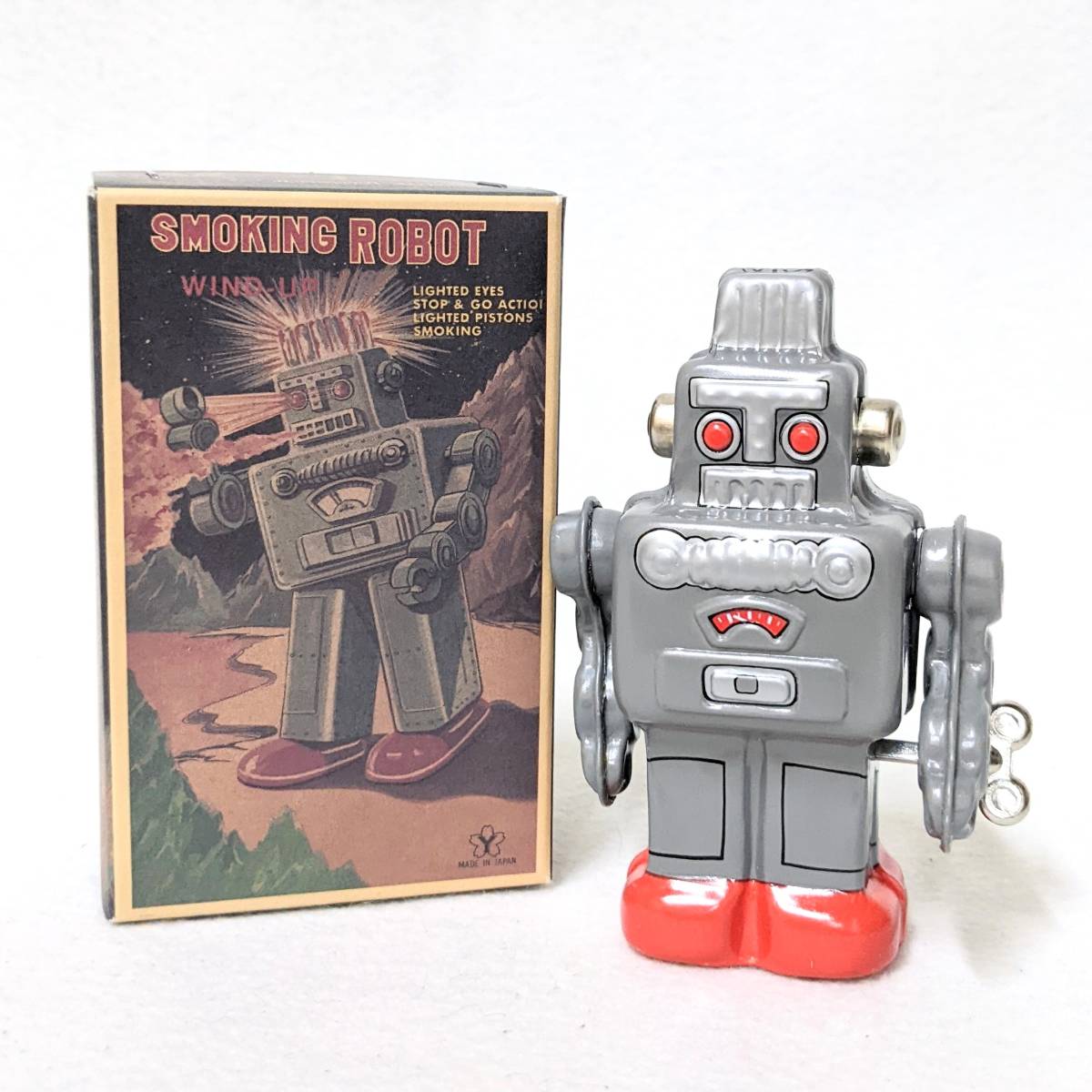 16976】 米澤玩具 スモーキング ロボット SMOKING ROBOT WIND-UP ミニ