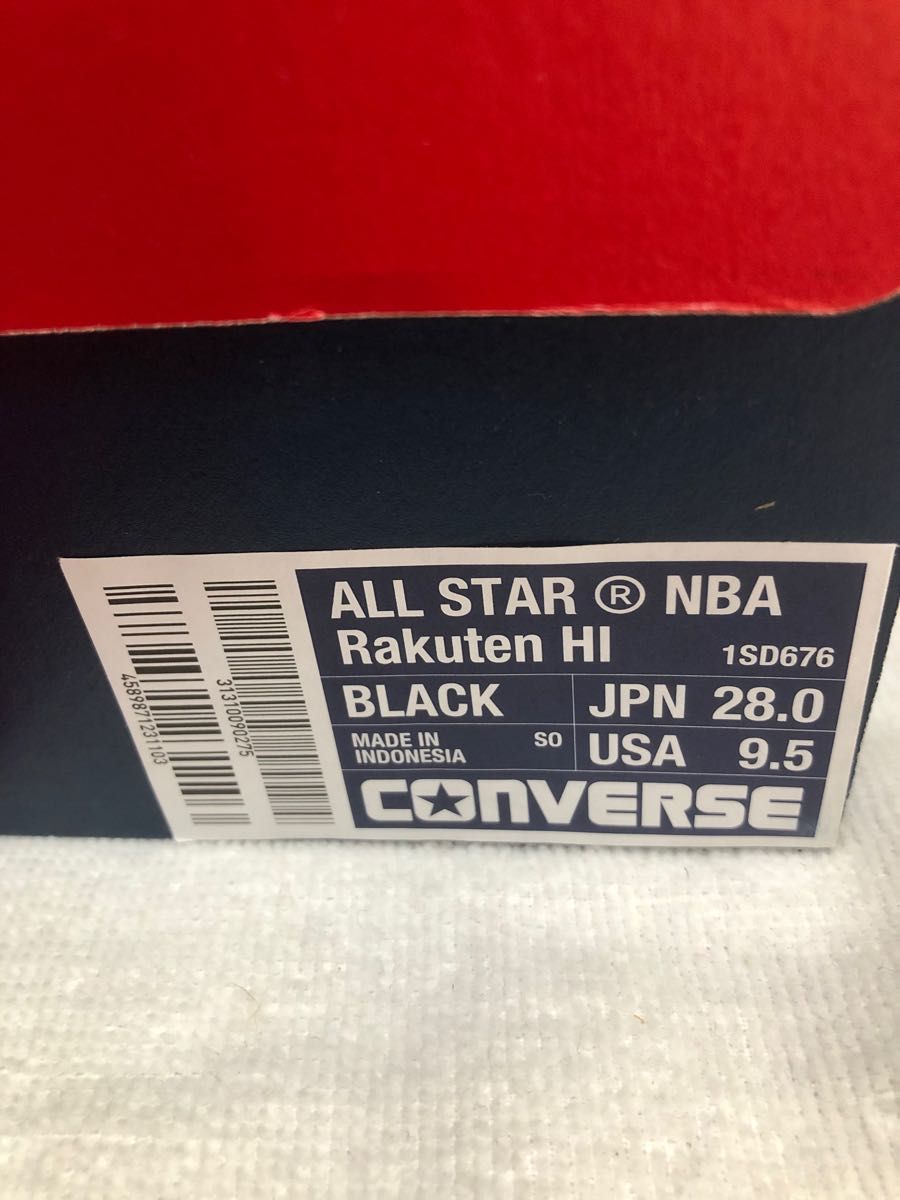 ※価格相談不可　NBA Rakuten × Converse All Star Hi Black