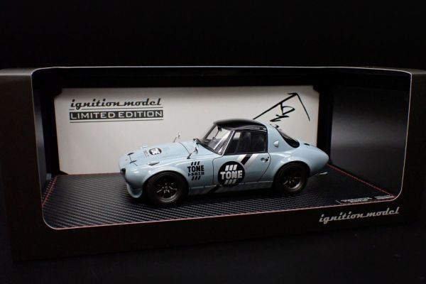 【イグニッションモデル】 1/18 Toyota Sports 800 NOB Hachi 2023 TAS Ver Light Gray [IG3292]★未開封新品！_画像1