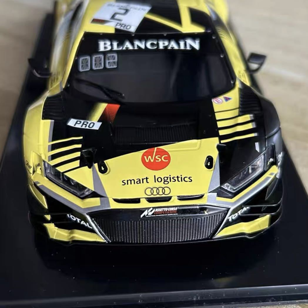 GL Racing 京商 ミニッツ 互換 ボディ 塗装済み アウディ R8 EVO イエロー