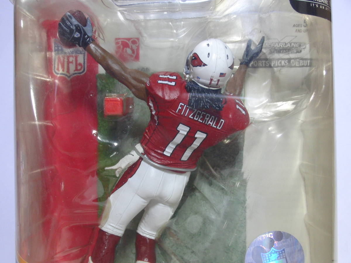 NFL★ EXCLUSIVE 1of5000 アリゾナ・カーディナル ラリー・フィッツジェラルド Larry Fitzgerald★ マクファーレントイズ USA版 アメフト_画像3
