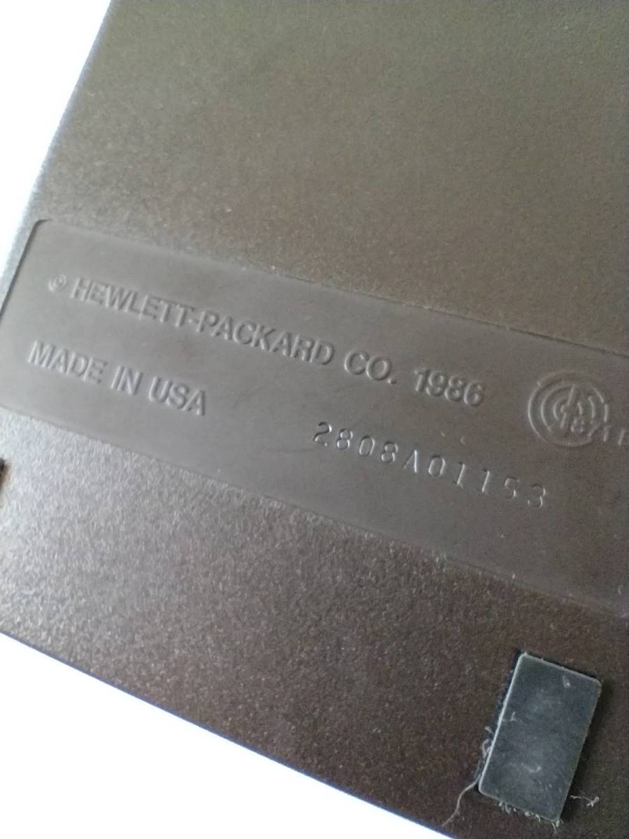 【電卓】ヒューレットパッカード HP-18C ”ビジネスコンサルタント” プログラム電卓 観音開き USA