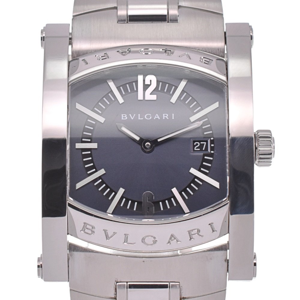 ブルガリ BVLGARI AA39S アショーマ デイト クォーツ レディース 美品 箱付き O#126478_画像1