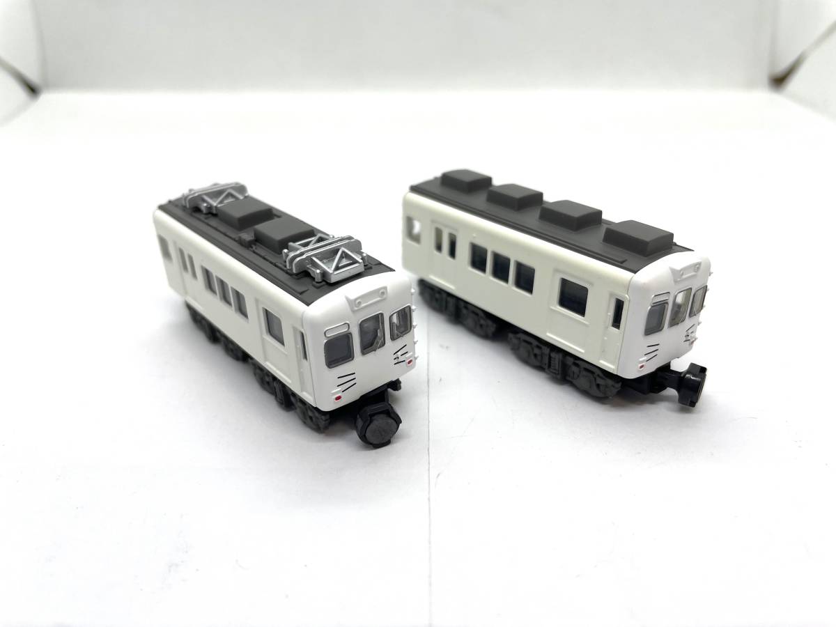 BANDAI バンダイ Bトレインショーティー 和歌山電鐵 たま電車 組立済 2両セット 鉄道模型 ステッカー無し ジャンク 現状品_画像1