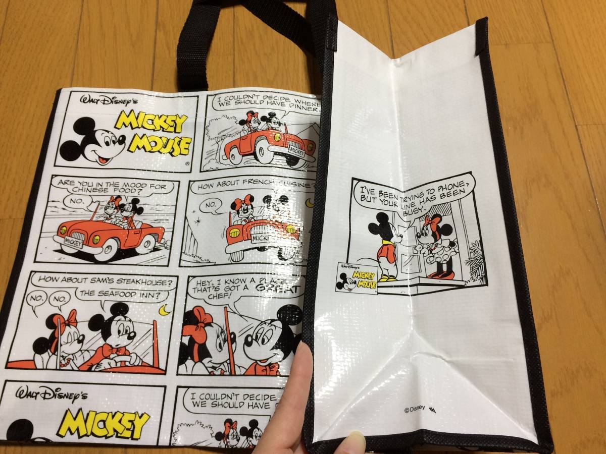  Mickey & minnie Mickey Mouse Minnie Mouse все литье отдых большая сумка сумка для занятий портфель новый товар 