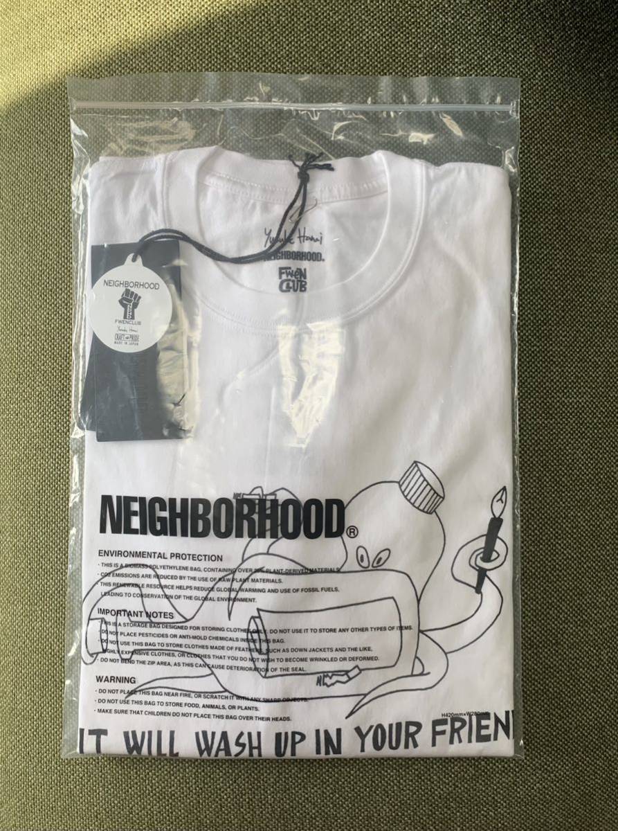 新品 SIZE L FWENCLUB X YUSUKE HANAI X NEIGHBORHOOD Tee WHITE 花井祐介 ネイバーフッド FWENクラブ tシャツ limited 200_画像5