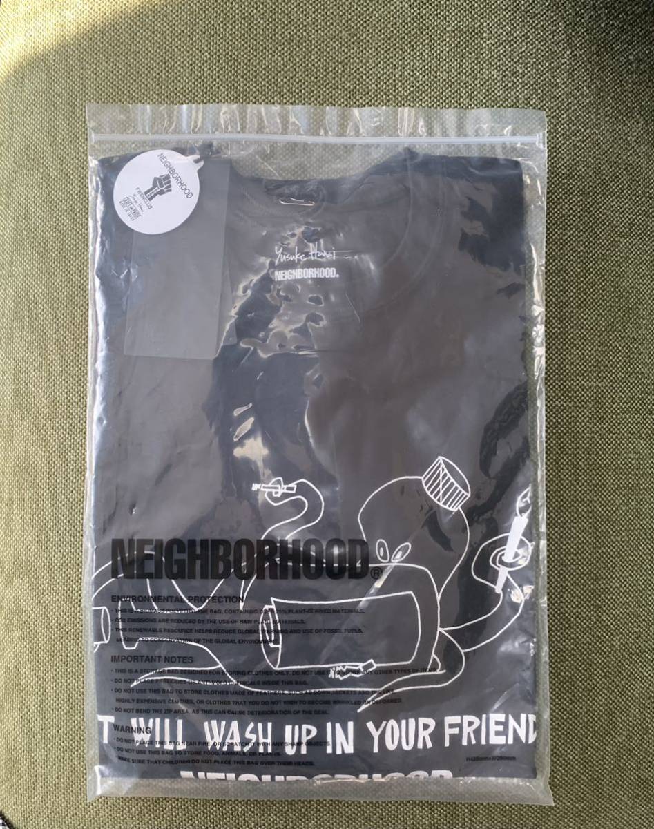 新品 SIZE L FWENCLUB X YUSUKE HANAI X NEIGHBORHOOD Tee BLACK 花井祐介 ネイバーフッド FWENクラブ tシャツ limited 200_画像5