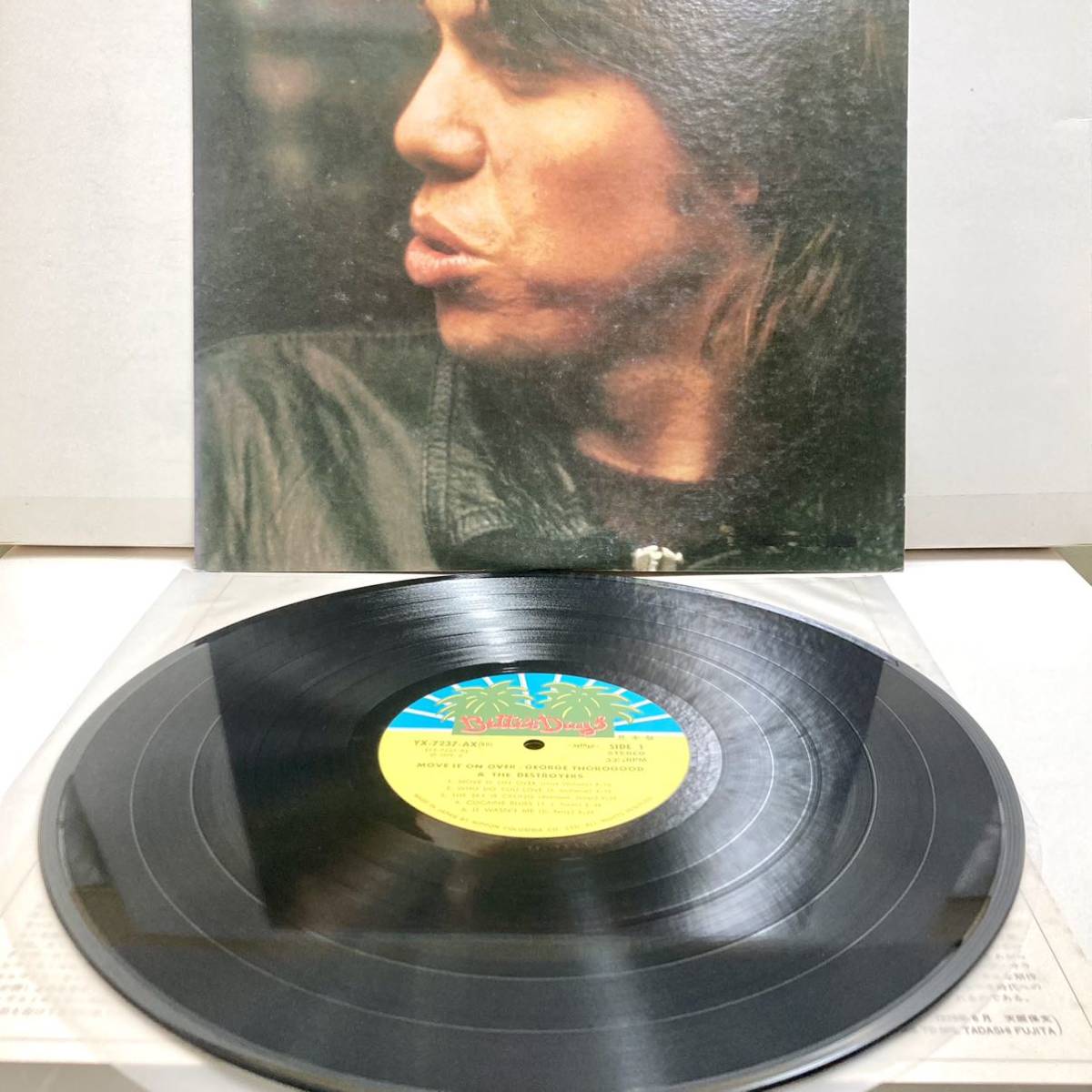 【見本盤 美品】Move It On Over / George Thorogood & the Destroyers ジョージ・サラグッド ソログッドBlues 【LP アナログ レコード 】の画像3