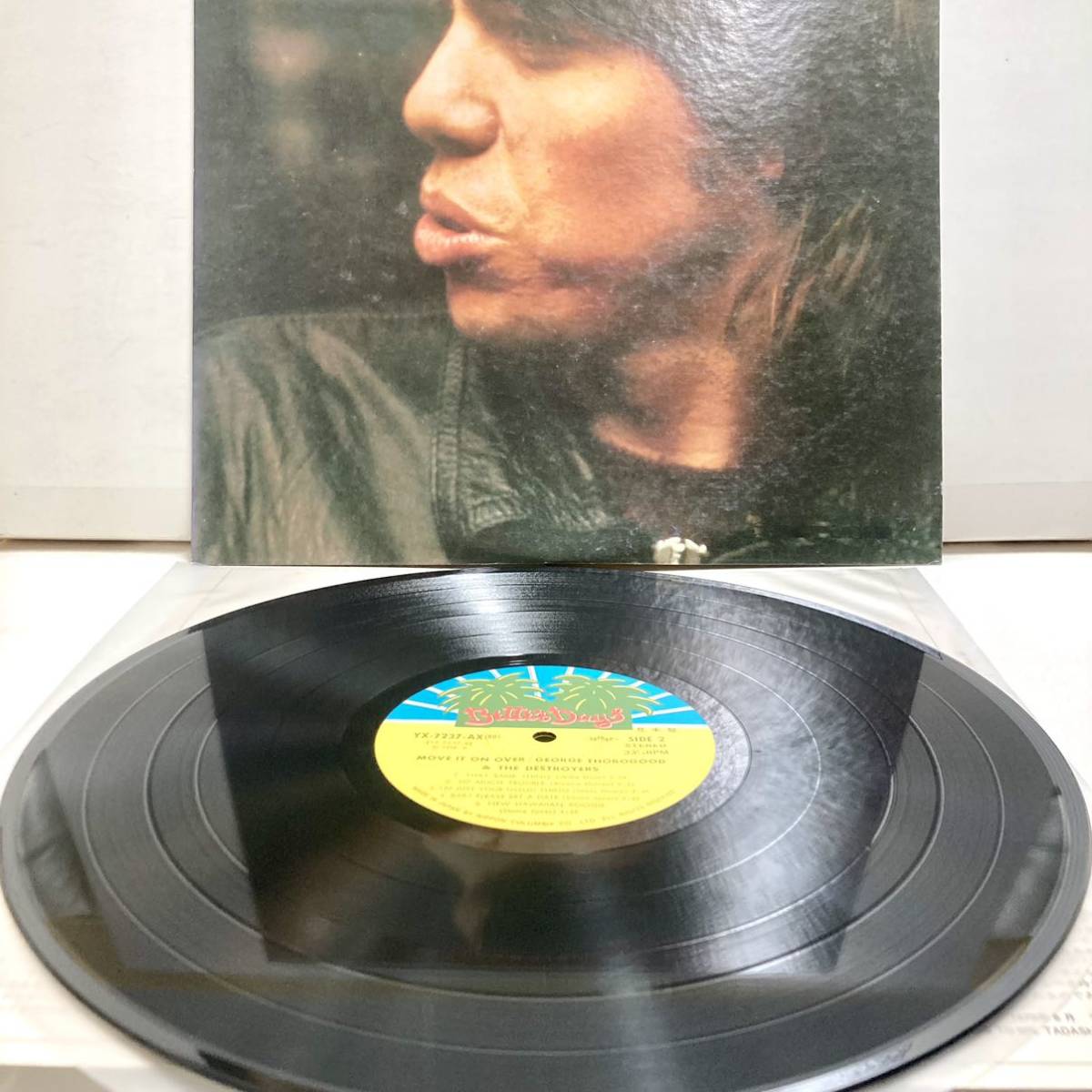 【見本盤 美品】Move It On Over / George Thorogood & the Destroyers ジョージ・サラグッド ソログッドBlues 【LP アナログ レコード 】の画像5