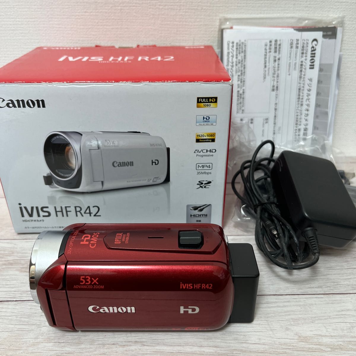 Canon iVIS HF R42 キャノン HDビデオカメラ デジタルビデオカメラ