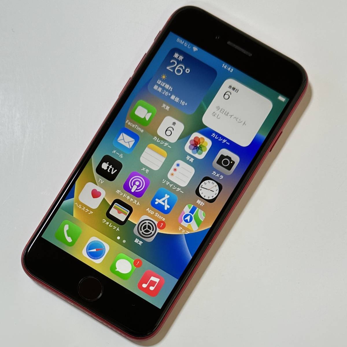 人気商品 (第2世代) SE iPhone SIMフリー (PRODUCT)RED アク