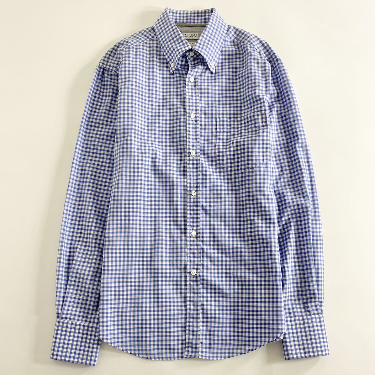 柔らかな質感の イタリア製 6j1-1 BRUNELLO 紳士服 メンズ ブルー