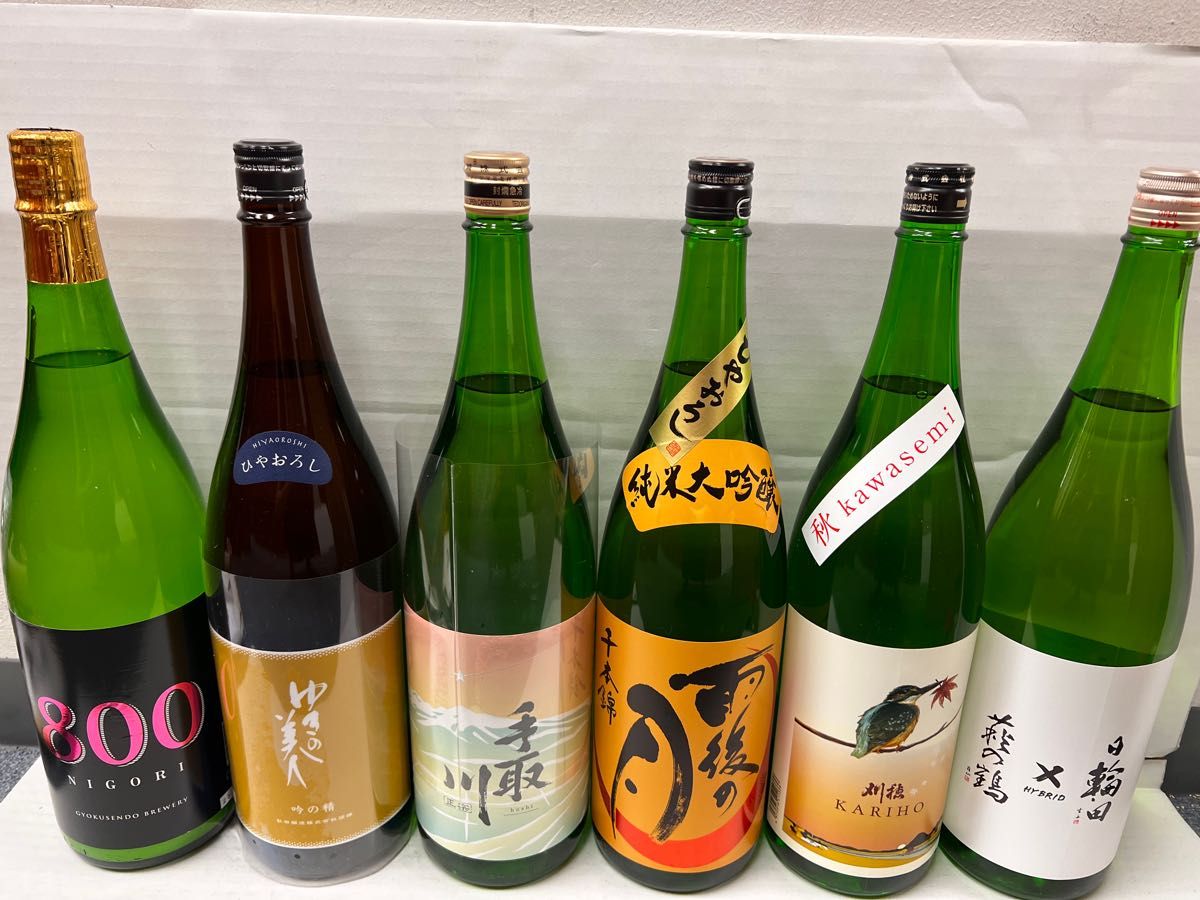 一升瓶】日本酒6本セット-