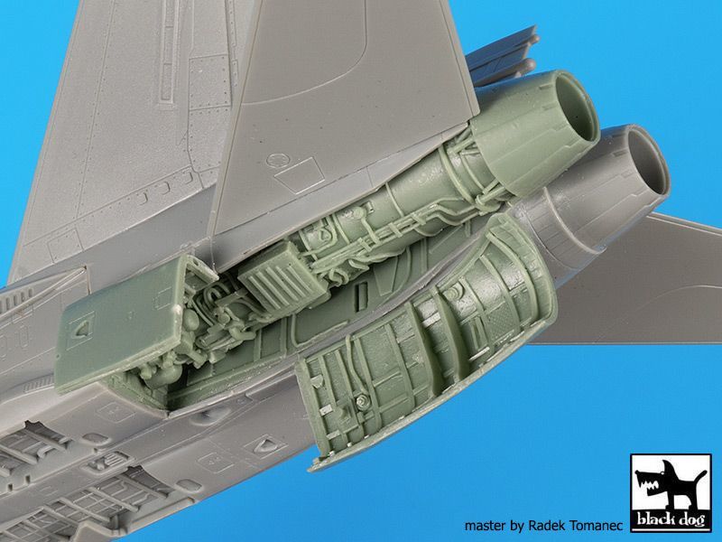 ◆◇ブラックドッグ【A72092】1/72 F-18ホーネット用エンジン（アカデミー用）◇◆　_画像3