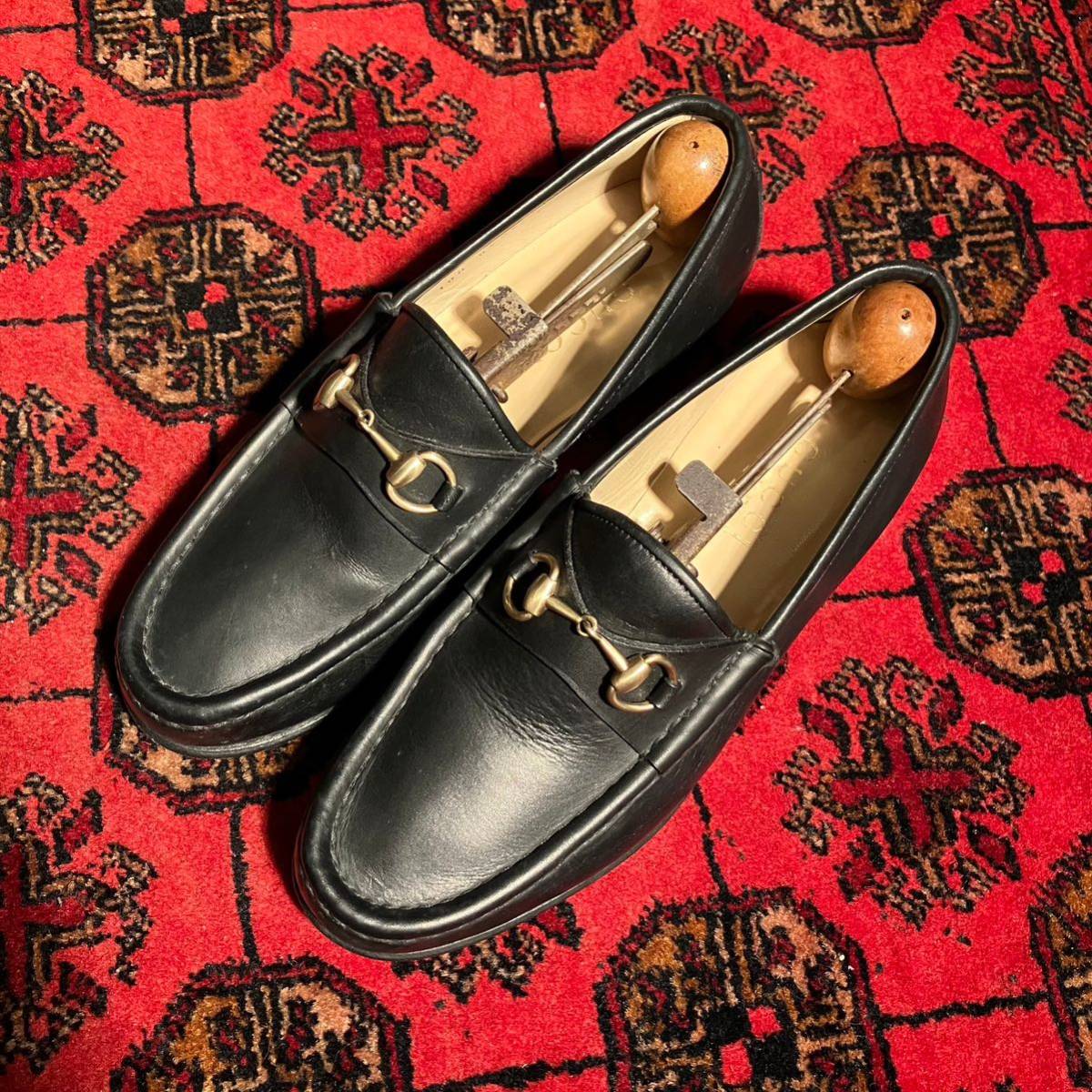 GUCCI LEATHER HORSE BIT LOAFER/グッチレザーホースビットローファー