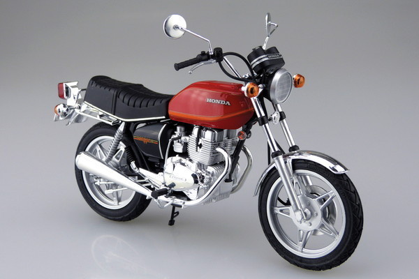  Aoshima plastic model 1/12 The * bike No.35 Honda CB400T HAWK-II \'78 free shipping 