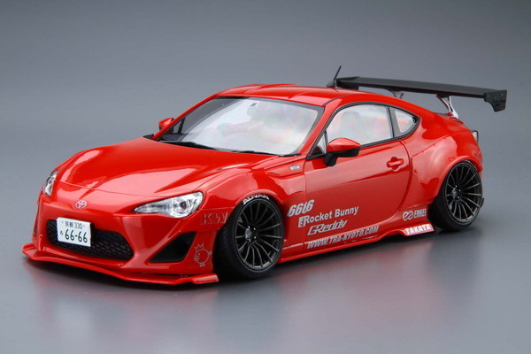 プラモデル　1/24　ザ・チューンドカー　No.01　ZN6 TOYOTA 86 '12 GREDDY&ROCKET BUNNY ENKEI Ver. (トヨタ)　送料無料_画像1