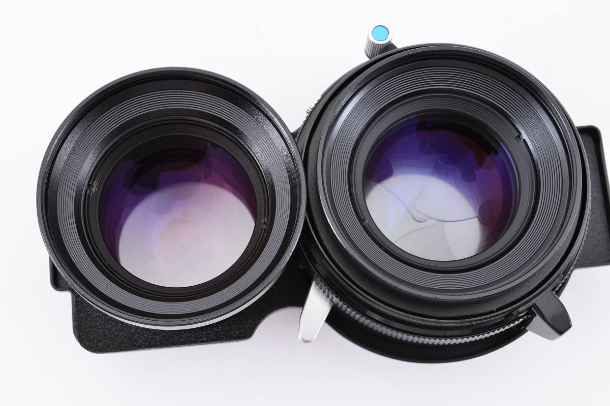 極美品 Mamiya Sekor 80mm F/2.8 Blue Dot TLR 二眼レフ レンズ C220 C330用 フィルター付き ブルードット マミヤ 074_画像10