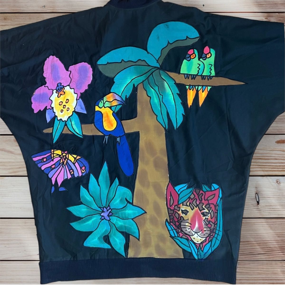 90s 古着Silkscapesドルマンスリーブジャケット 刺繍|Yahoo 90s 古着Silkscapesドルマンスリーブジャケット 刺繍|Yahoo