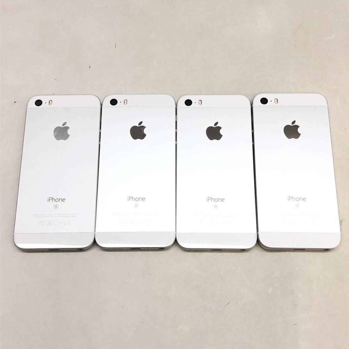 ♪apple アップル iPhoneSE 4点セット アイフォン スマホ IMEI「〇」 32GB SIMロック解除済み 画面割れ無し 動作確認済み 中古品♪M21442_画像2