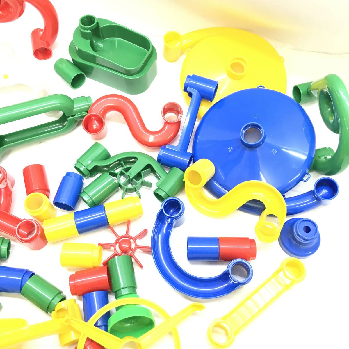 # KUMON くもん くみくみスロープ 幼児玩具 知育玩具 部品 パーツ 積み木 ブロック 組立 作例集付 中古品 #N31381_画像4