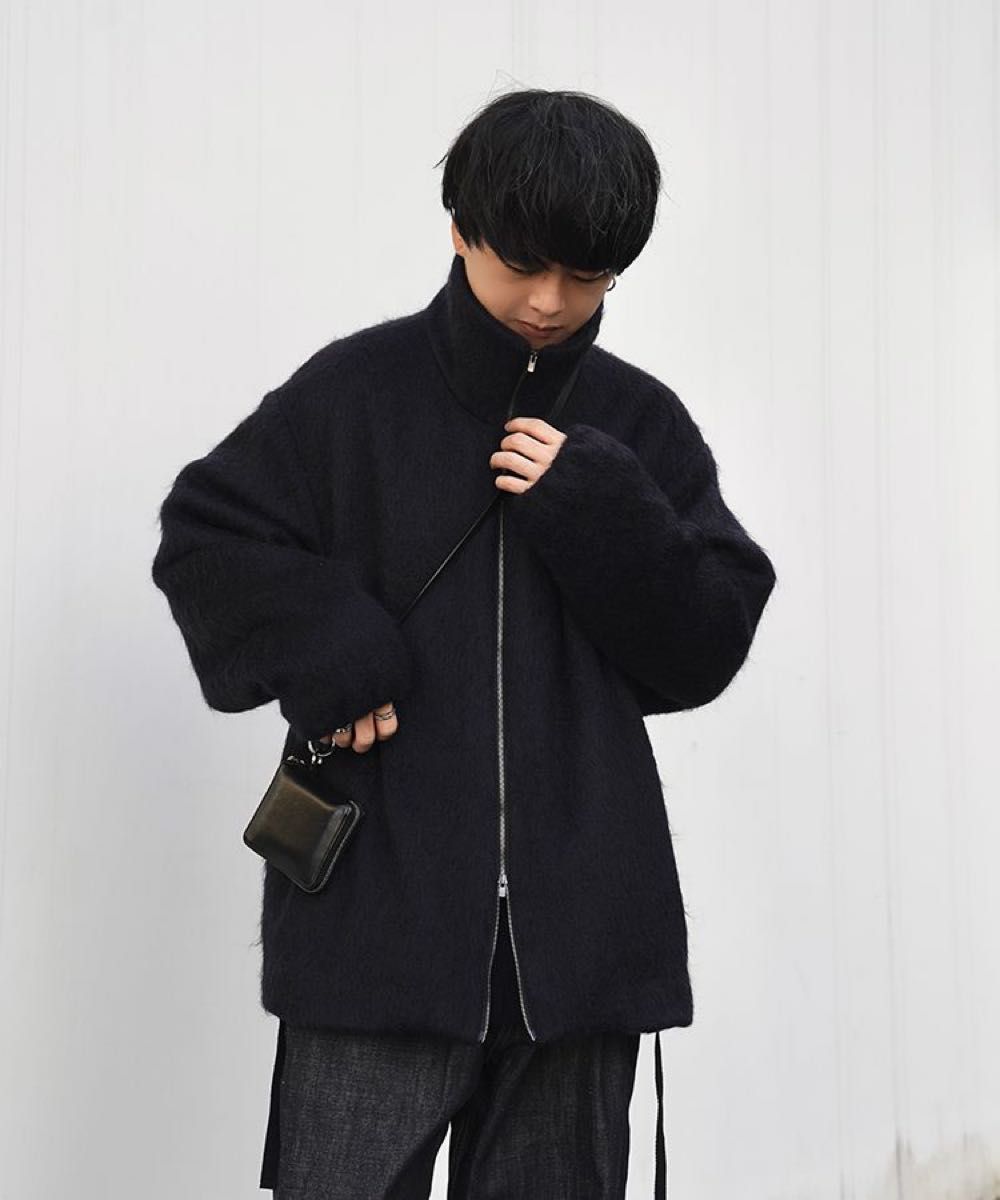 SHAGGY MOHAIR ZIP BLOUSON リドム-