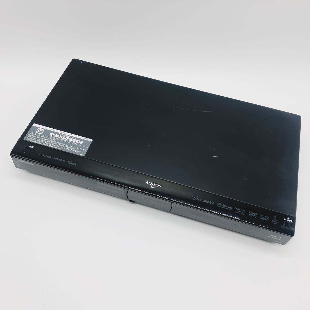 SHARP シャープ BDレコーダー BD-W1200ブルーレイレコーダー AQUOS アクオス HDD 中古_画像2