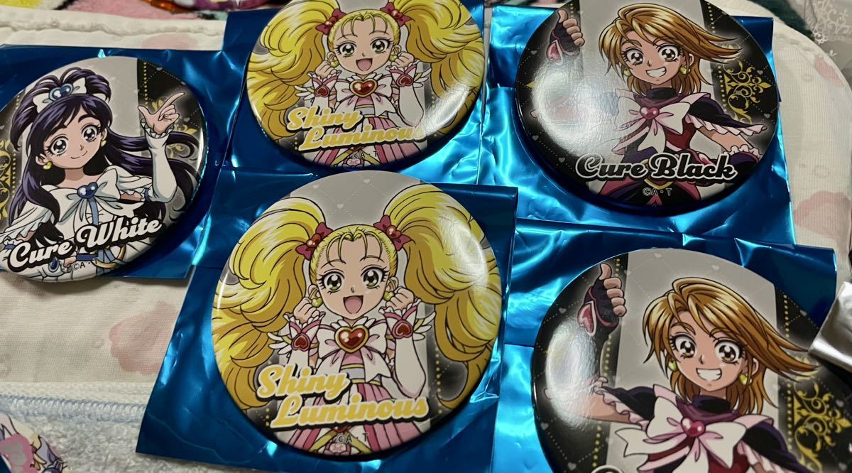 プリキュア展 キュアラメール 缶バッジ 7個-