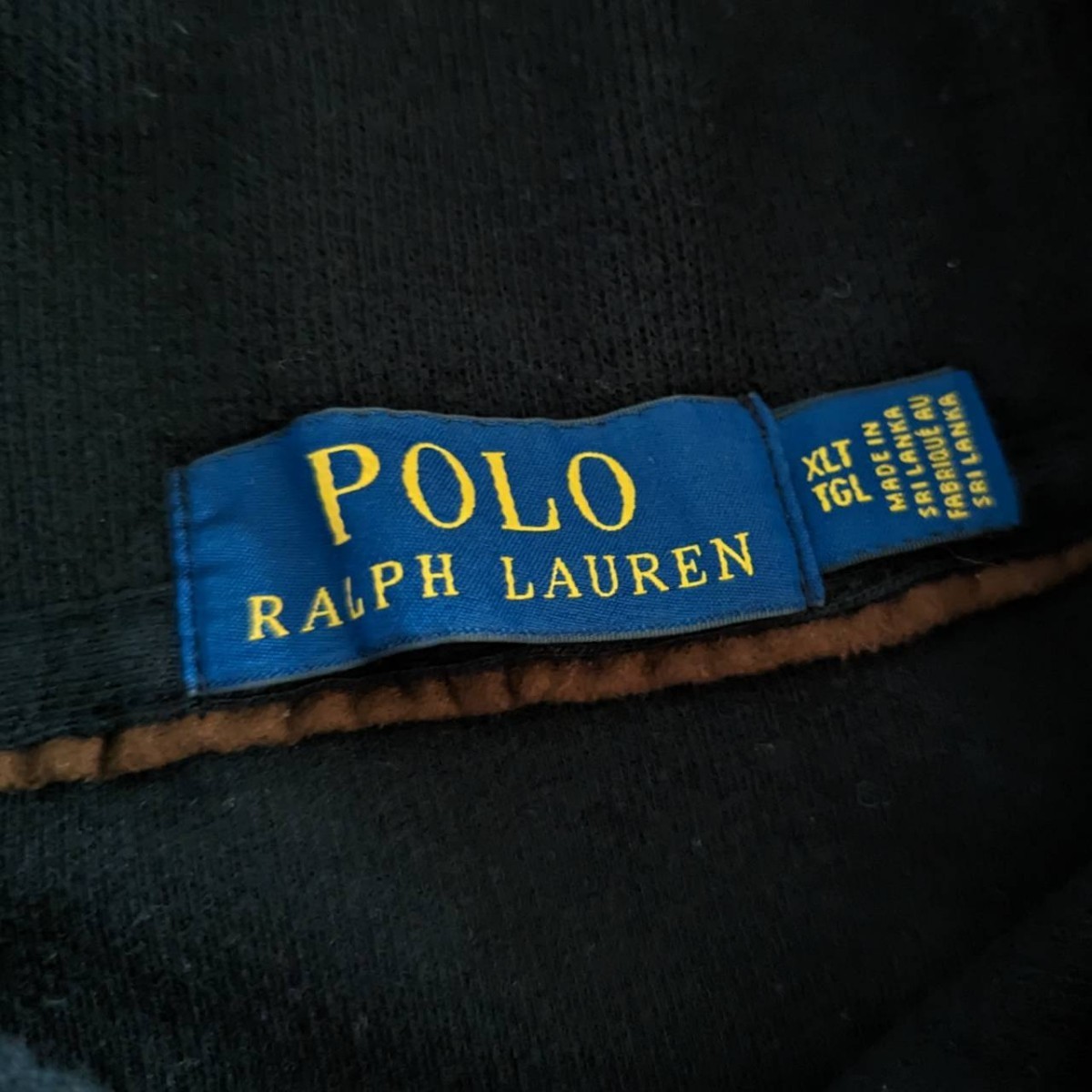Ralph Lauren　ラルフローレン　ショールカラー　ブラック　XL スウェット　YW16_画像3