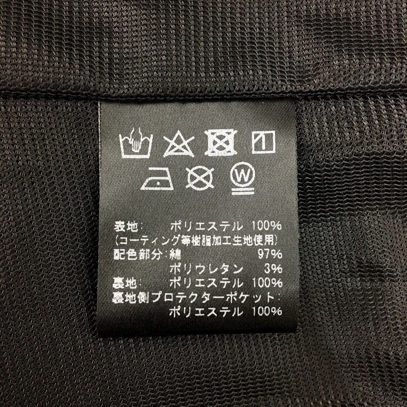 KADOYA ROUND ZIP アノラック ファブリックジャケット 美品 大きいサイズ バイクウェア パーカー XXLサイズ ブラック カドヤ N18446●_画像10