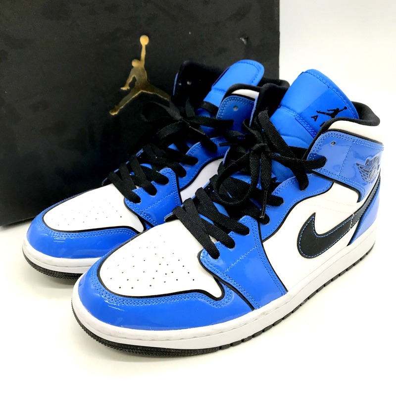 Nike Air Jordan 1 Mid SE Signal Blue DD6834-402 エアジョーダン1 ミッド SE スニーカー メンズ 27.5 マルチカラー系 ナイキ 靴 B3046◆