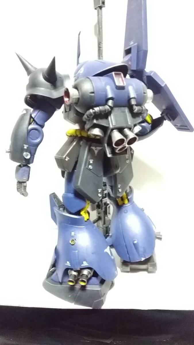 MG 1/100 マラサイ塗装済み完成品　ティターンズカラー風 ディテールアップ_画像6