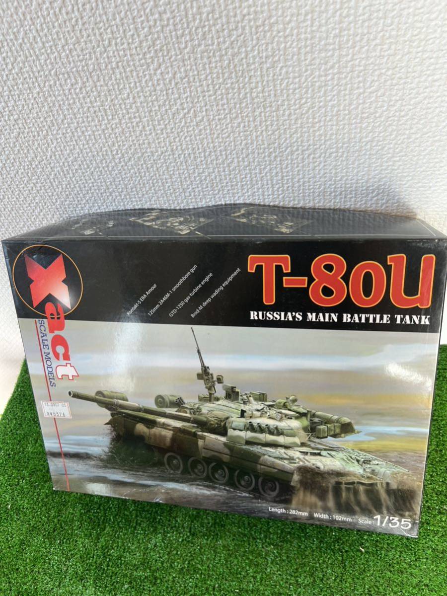 XACT 1/35 T-80U イグザクト軽戦車 未組立 現状品B211_画像5