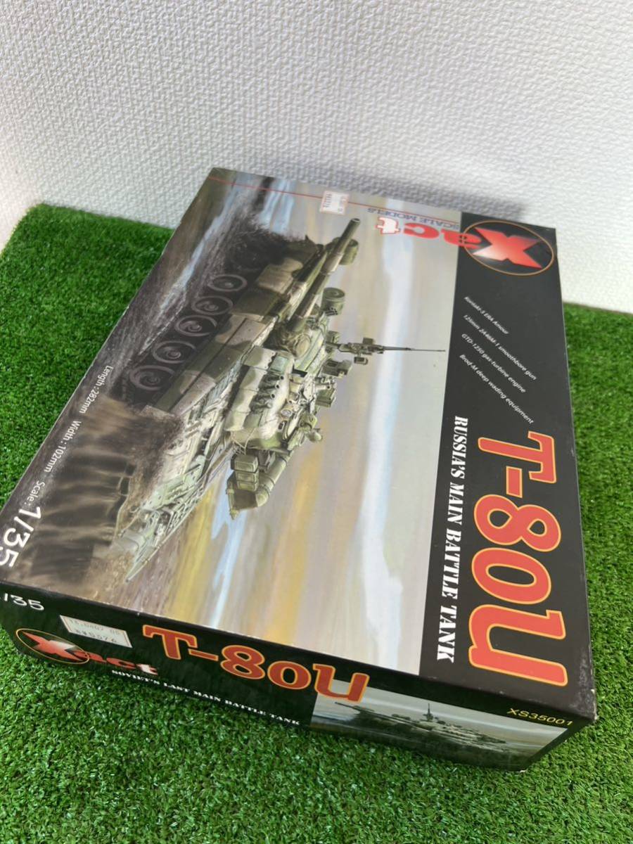 XACT 1/35 T-80U イグザクト軽戦車 未組立 現状品B211_画像8