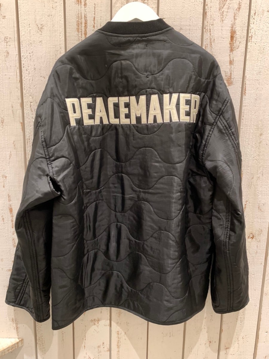 【名品】OAMC オーエーエムシー RE:WORK PEACEMAKER OVERDYED LINER PULLOVER JACKET ピースメーカー ライナー ジャケット BLACK サイズM _画像1