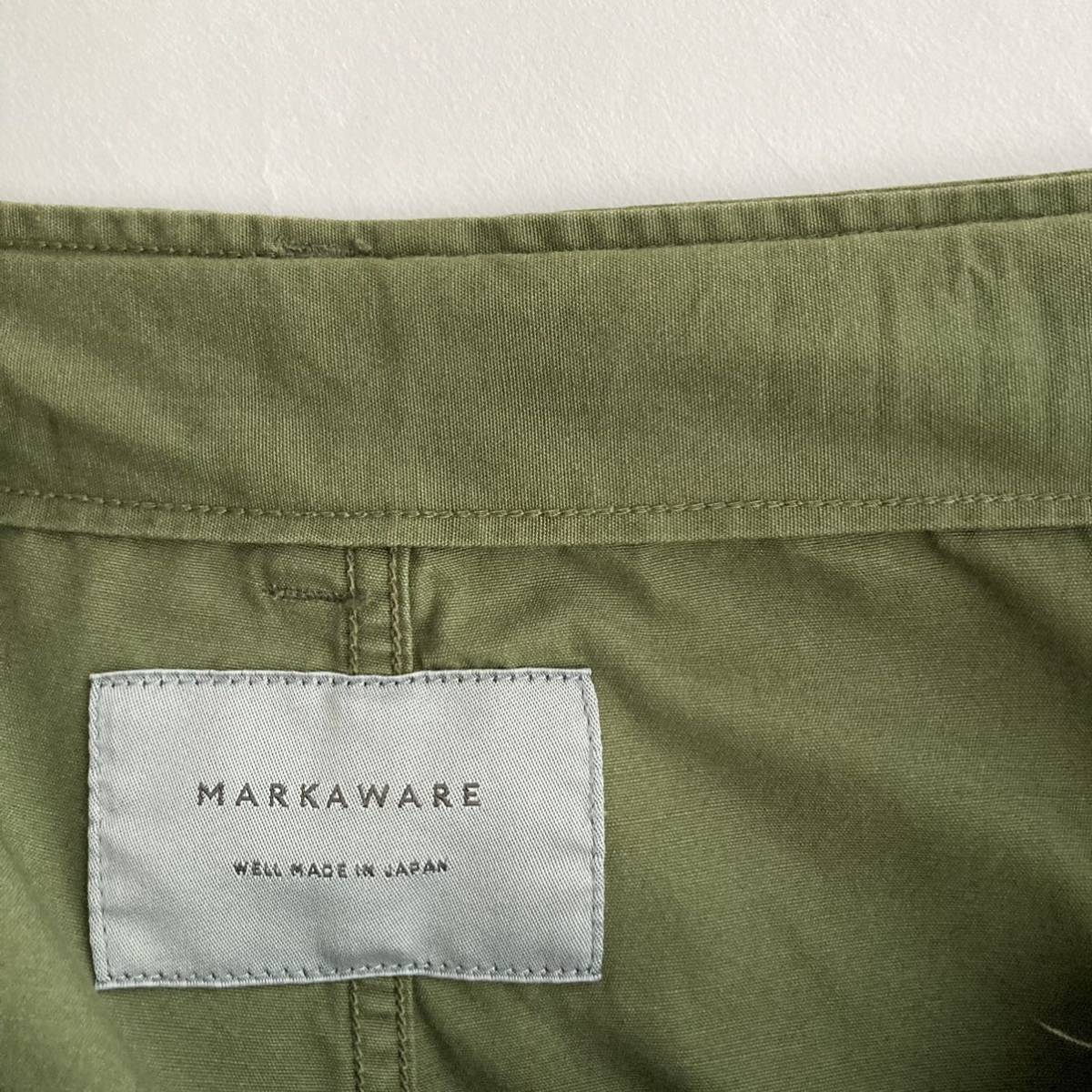 MARKAWARE JUNGLE FATIGUE PANTS 日本製 マーカウェア ジャングルファティーグ パンツ ミリタリー 軍パン オリーブ size 1 sk_画像9