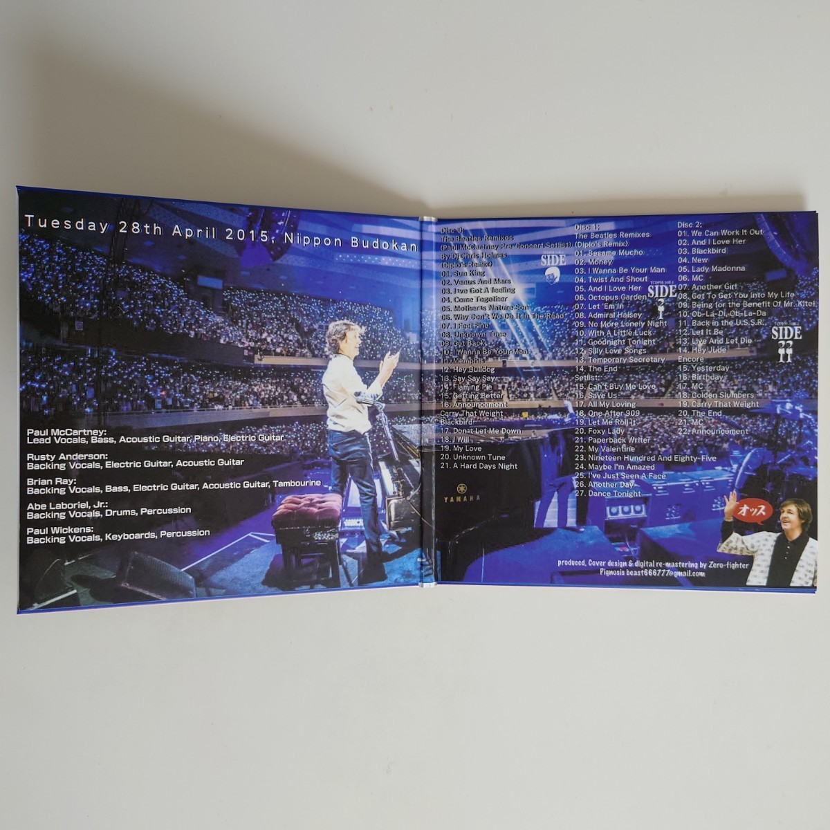 at THE BUDOKAN” 「7CD」 with Tickets， Booklet in special box