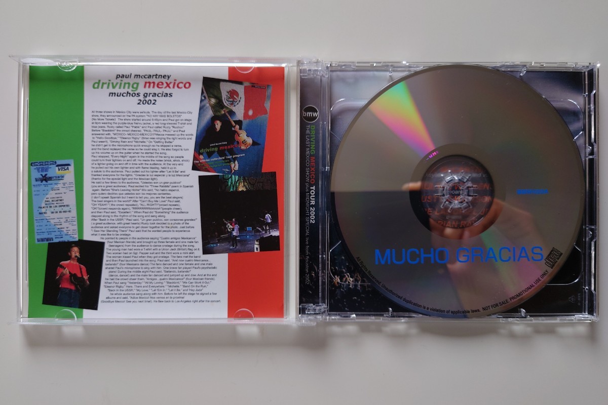 2002driving mexico「オーディエンス・プレス2CD」ポールマッカートニー _画像2