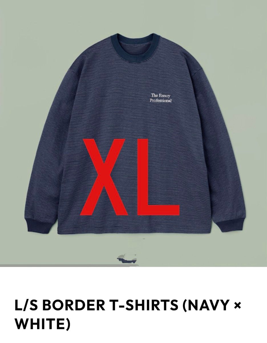 販売 ennoy L/S BORDER T-SHIRTS (GRAY × BLACK) | promochess.com