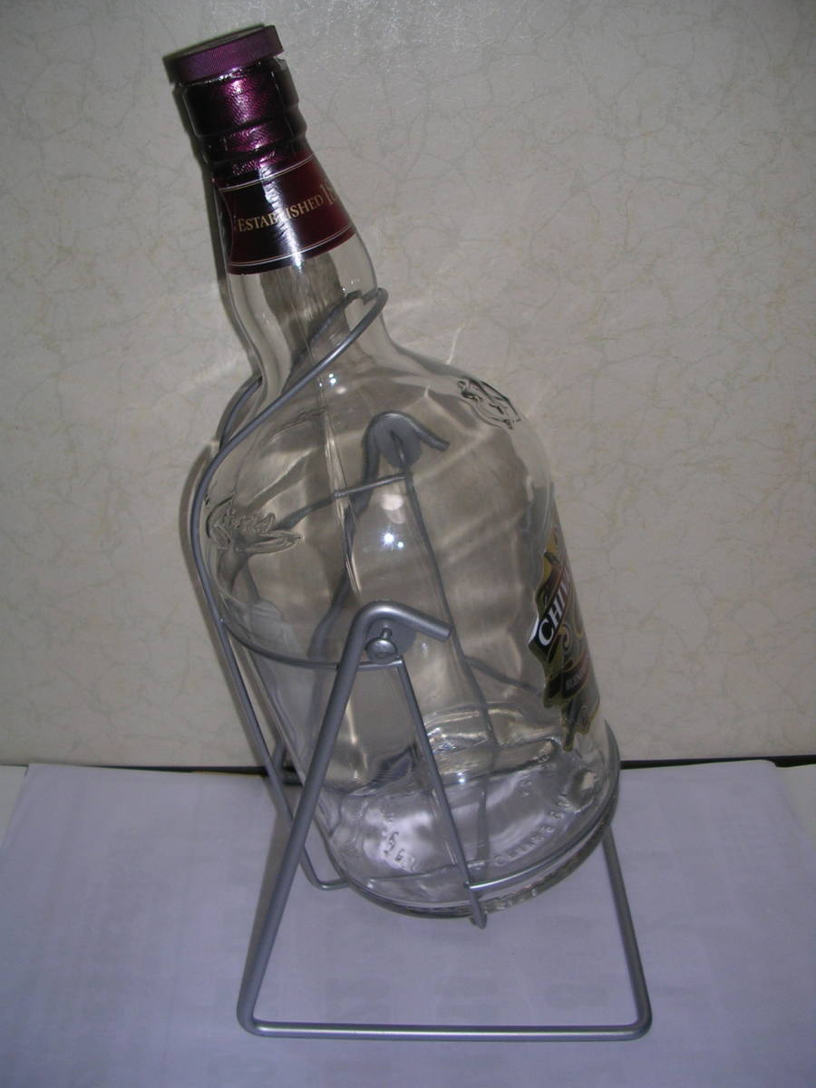 ◎◎スコッチ空き瓶【CHIVAS REGAL AGED 12 years 4.5L専用ラック付大瓶】詳細は写真を！_画像4
