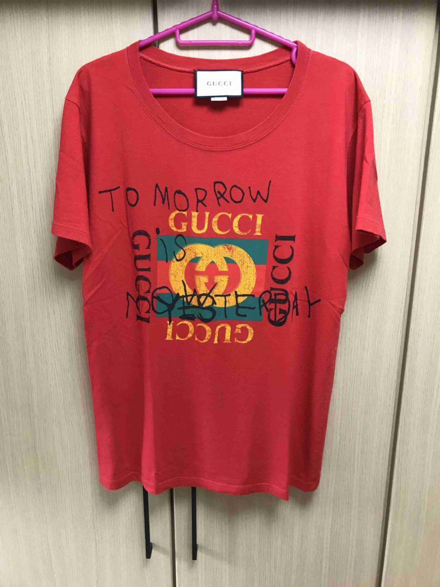 正規 17AW GUCCI グッチ Coco Capitan logo ココ キャピタン Tシャツ