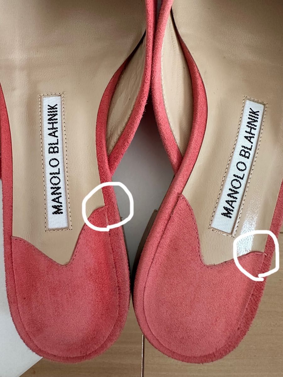 美品】MANOLO BLAHNIK マノロ BALLERIMU ミュール-
