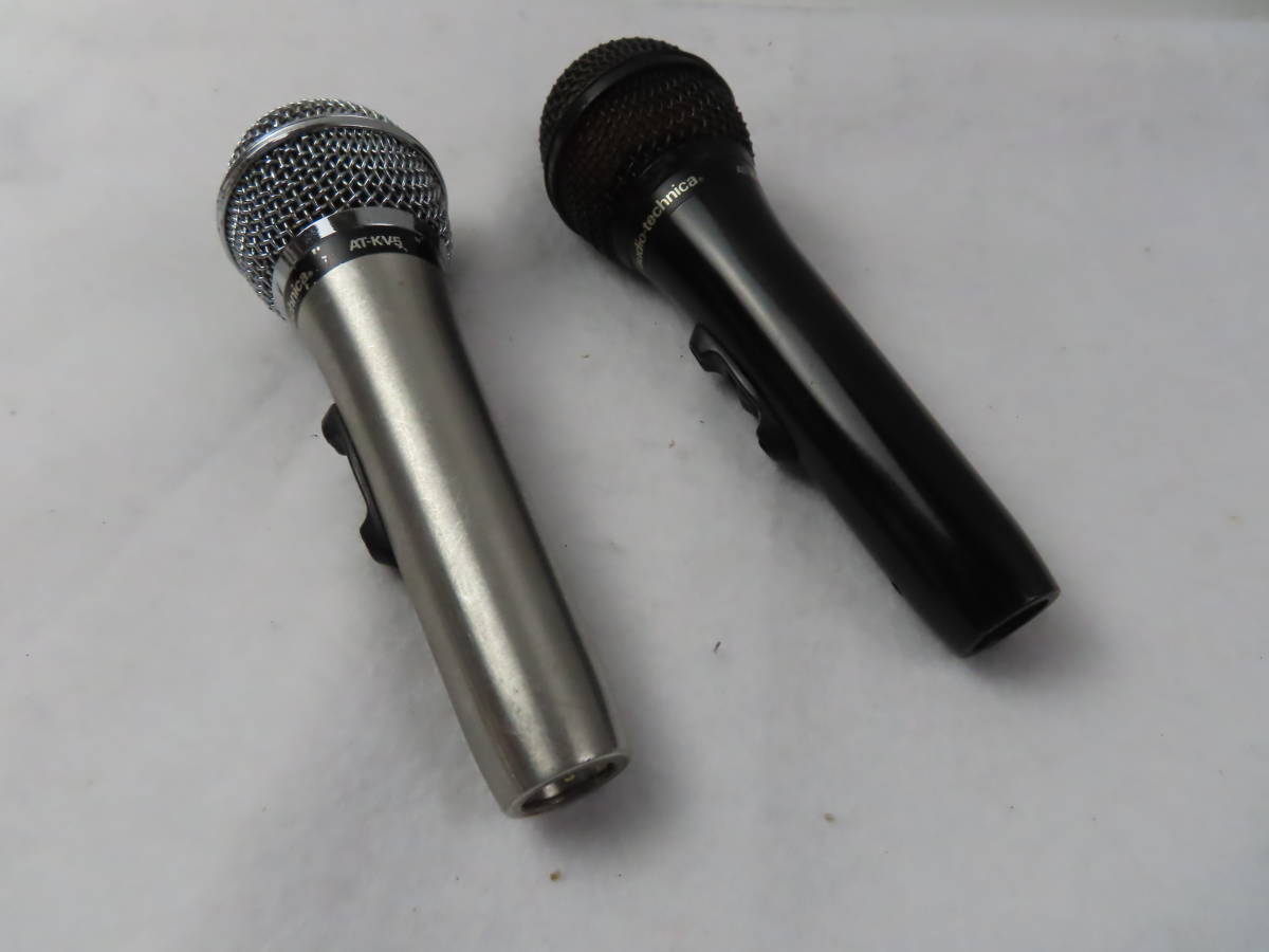 audio-technica ・マイクロフォン・ AT-KV7/AT-KV5・中古品・2本_画像4