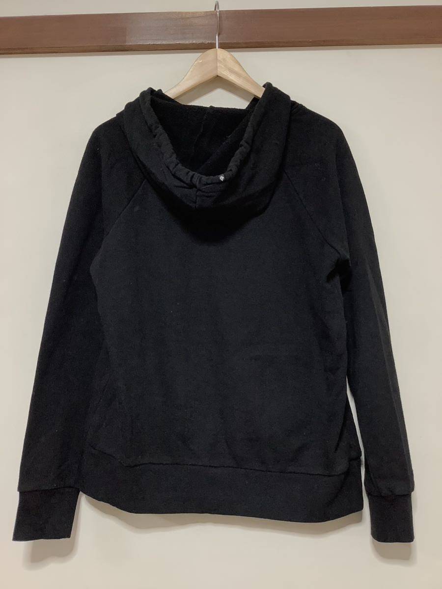 て1225 VOLCOM ボルコム プルオーバーパーカー M ブラック ストリート HOODIE フーディ_画像2