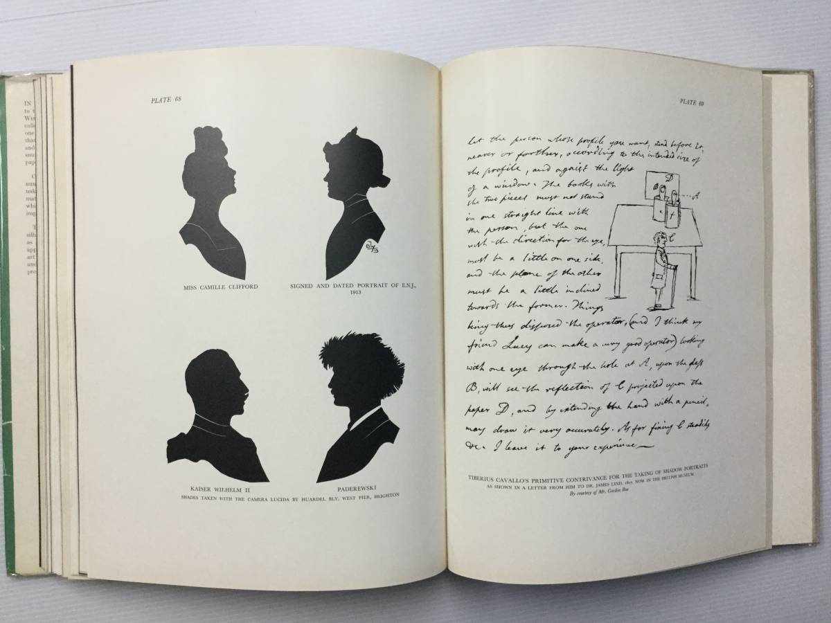 ■ARTBOOK_OUTLET■ 75-054 ★ 貴重古書 洋書 英国 1938年 シルエット 事典 SILHOUETTE NOTES AND DICTIONARY E Nevill Jackson METHUEN_画像4