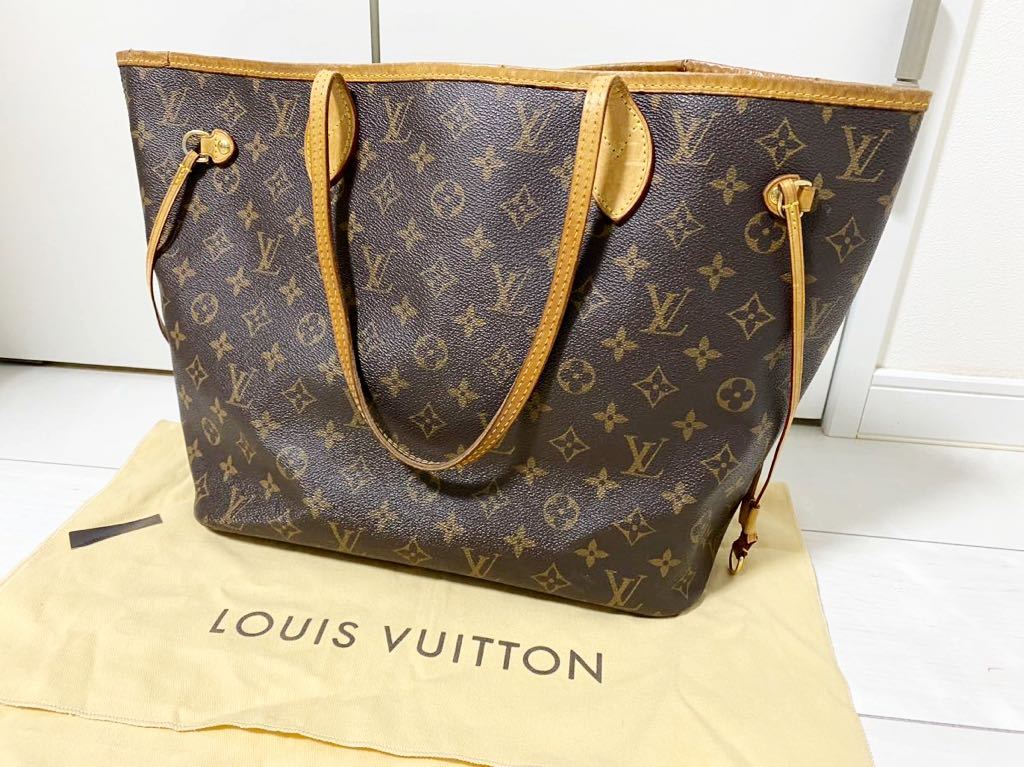 美品★ LOUIS VUITTON★ルイヴィトン★モノグラム★ネヴァーフルMM★トートバッグ★国内正規店購入★保存袋付き_画像1