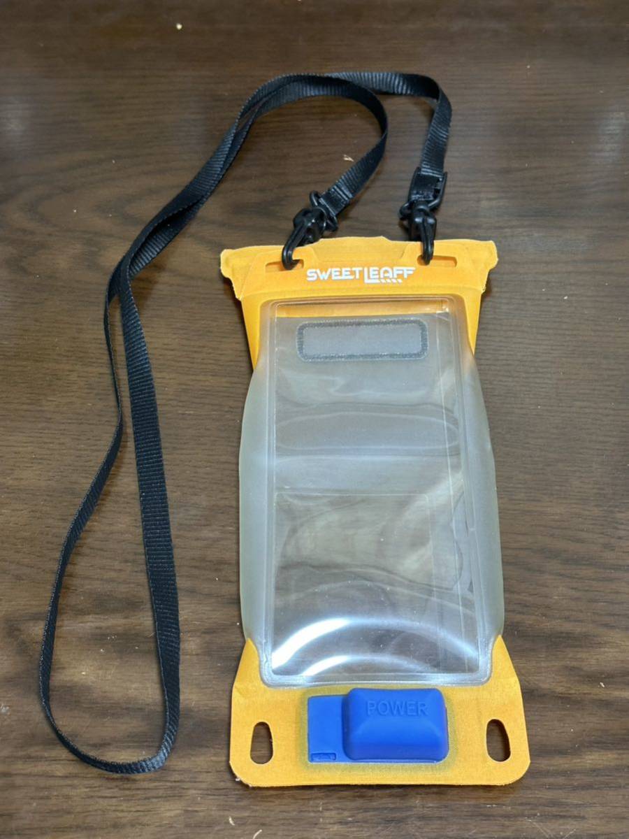 防水ケース スマホ iPhone 携帯 ポーチ スマホケース エアポンプ搭載 6.7インチ ショルダー ストラップ ID( オレンジ)_画像9
