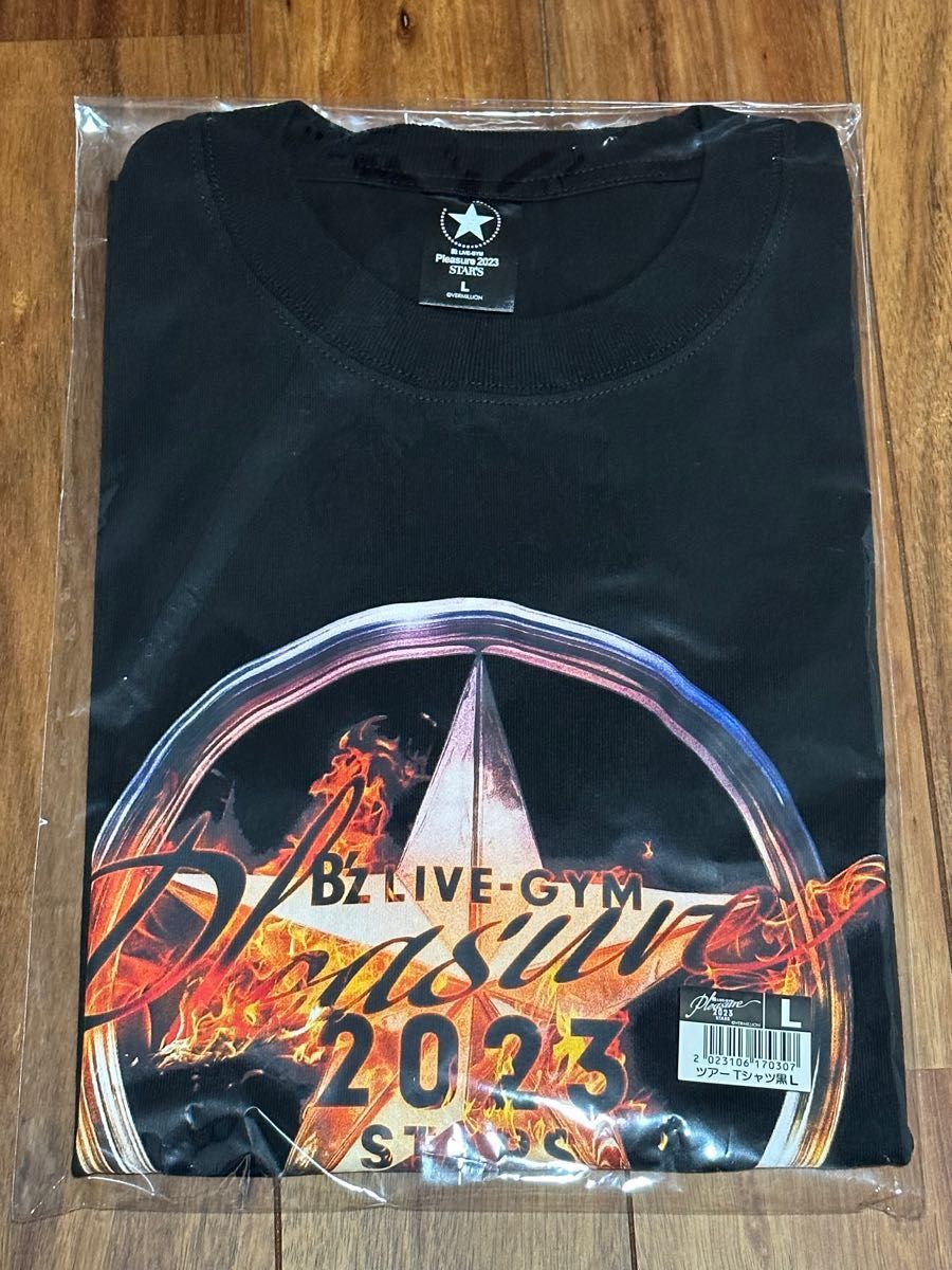 B'z Pleasure 2023 STARS  ツアーTシャツ ブラック Lサイズ 未使用品