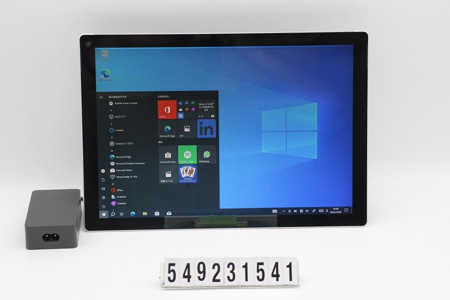 【ジャンク品】Microsoft Surface Pro 7 Core i3 1.2GHz/4GB/128GB(SSD)/Win10 液晶ライン抜け 表示不良 タッチパネル不良 【549231541】